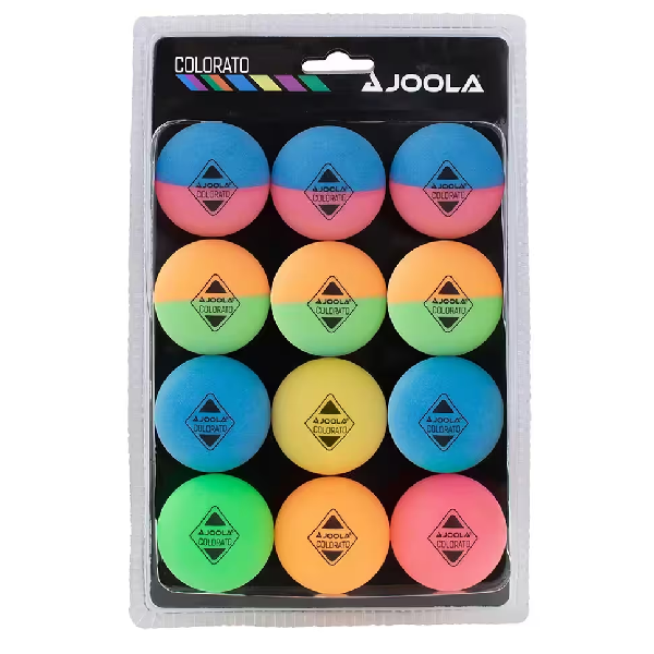 توپ پینگ پنگ جولا مدل Ballset Colorato بسته 12 عددی