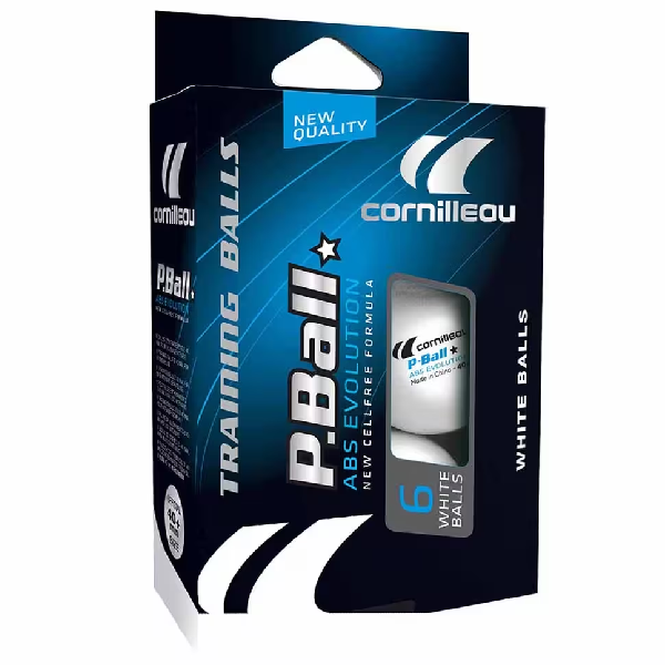 توپ پینگ پنگ کورنیلو مدل P-Ball ABS Evolution بسته 6 عددی