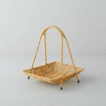 سبد میوه حصیری انگلیش هوم مدل Wicker