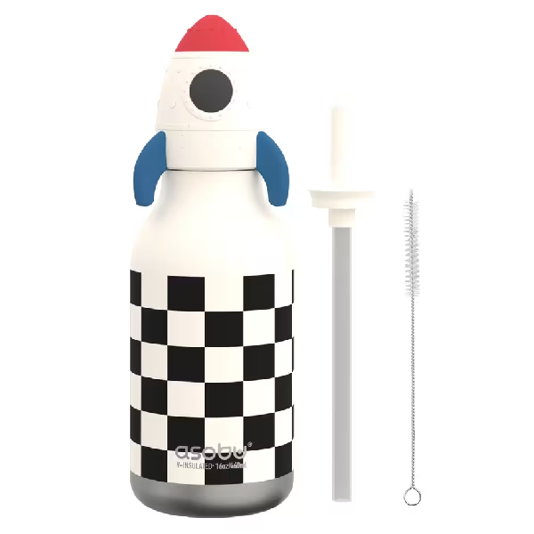 بطری آب 455 میلی لیتر آسوبو مدل Rocketship