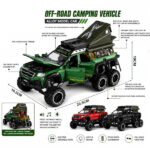 ماکت ماشین بنز وانت مدل X-Class 6×6 با کیسه خواب
