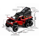 ماکت ماشین بنز وانت مدل X-Class 6×6 با کیسه خواب