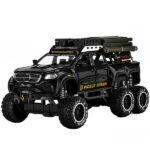 ماکت ماشین بنز وانت مدل X-Class 6×6 با کیسه خواب