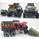 ماکت ماشین بنز وانت مدل X-Class 6×6 با کیسه خواب