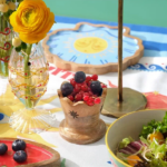 ظرف آجیل خوری چوب زسا زسا زو مدل Lakri سرمه ای