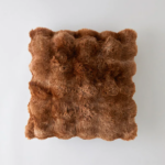 روکش کوسن 45 × 45 سانتی متر انگلیش هوم مدل Terra قهوه ای