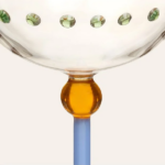 لیوان شیشه ای 300 میلی لیتر زسا زسا زو مدل Henan پایه دار