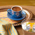سرویس قهوه خوری تک نفره زسا زسا زو مدل Luohu آبی
