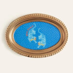 سینی سرو فلزی 20 × 30 سانتی متر مدل Nanpur