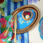سینی سرو فلزی 20 × 30 سانتی متر مدل Nanpur